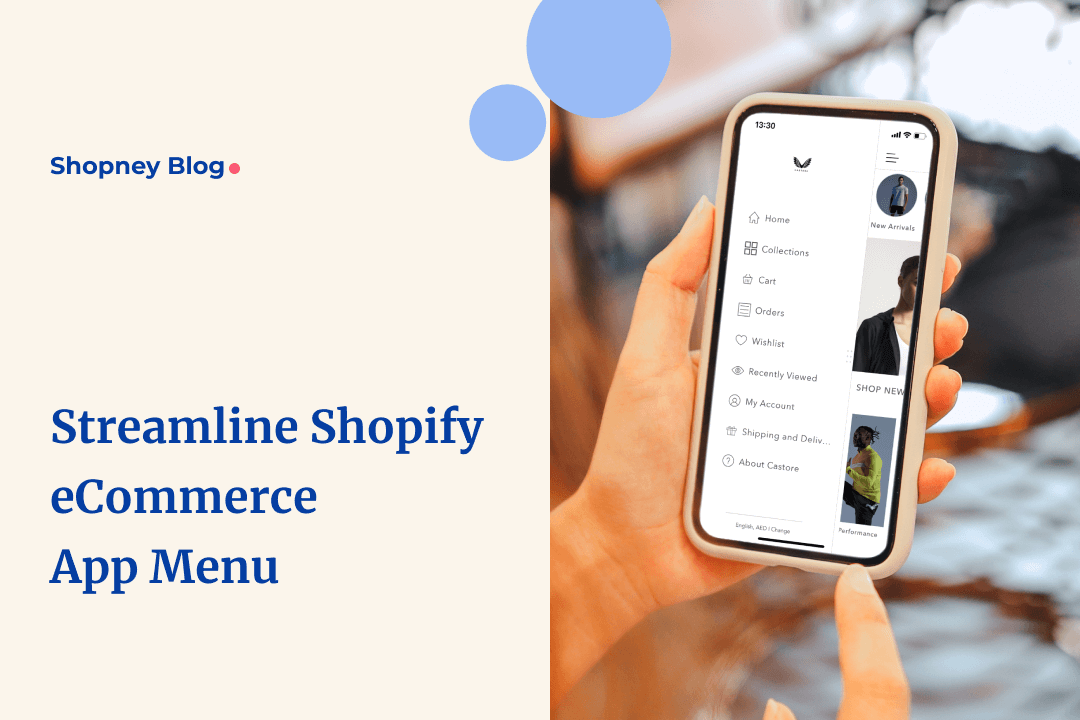Mobile app menu design guidelines for increasing conversions - Shopney