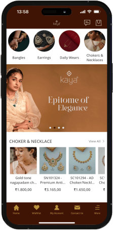 Mobile page of Kaya App