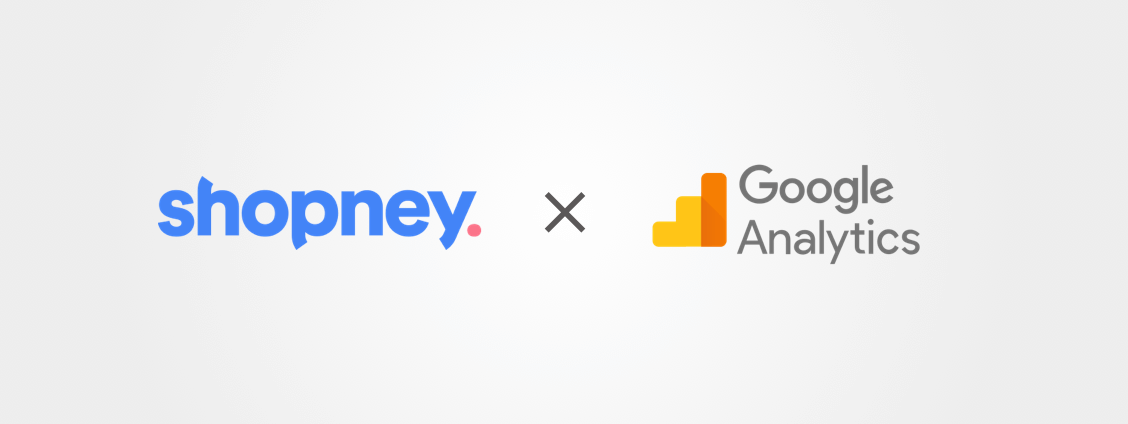 Google Analytics & Shopney Logos