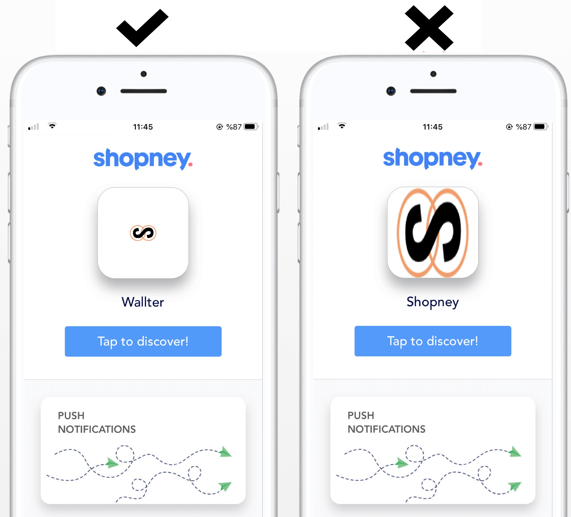 mobile app icons for your shopify store