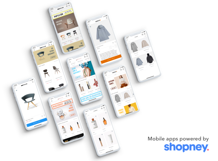 building mobile apps for Shopify store - Shopney