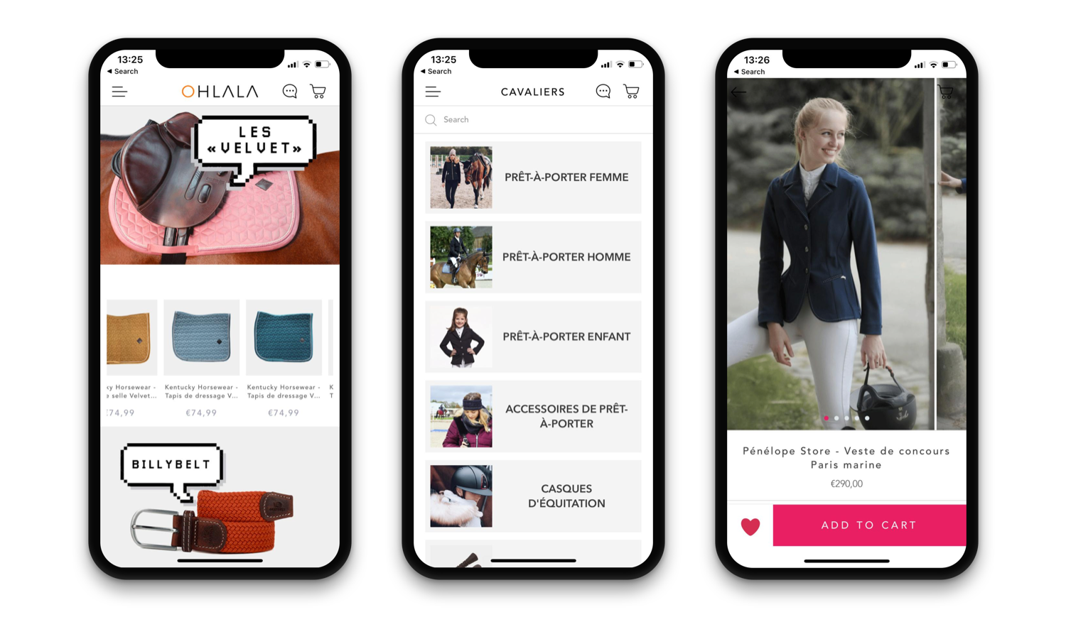 Ohlala Sellerie Native iOS & Android App Design