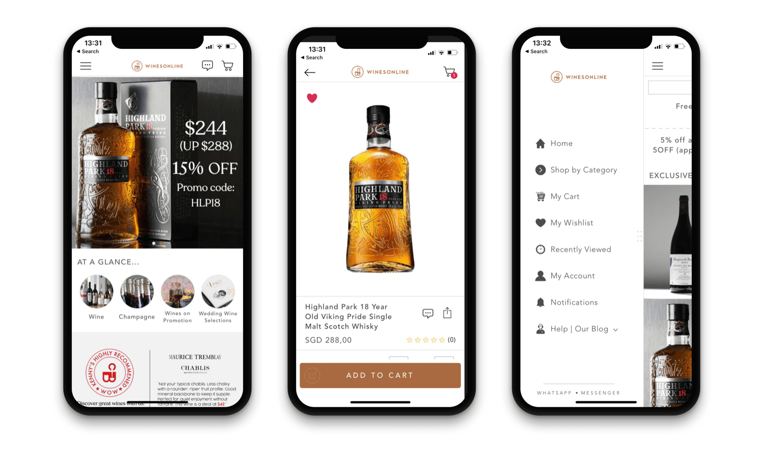 Shopify native mobile app developer - Wines Online