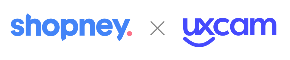 Shopney and Uxcam logos