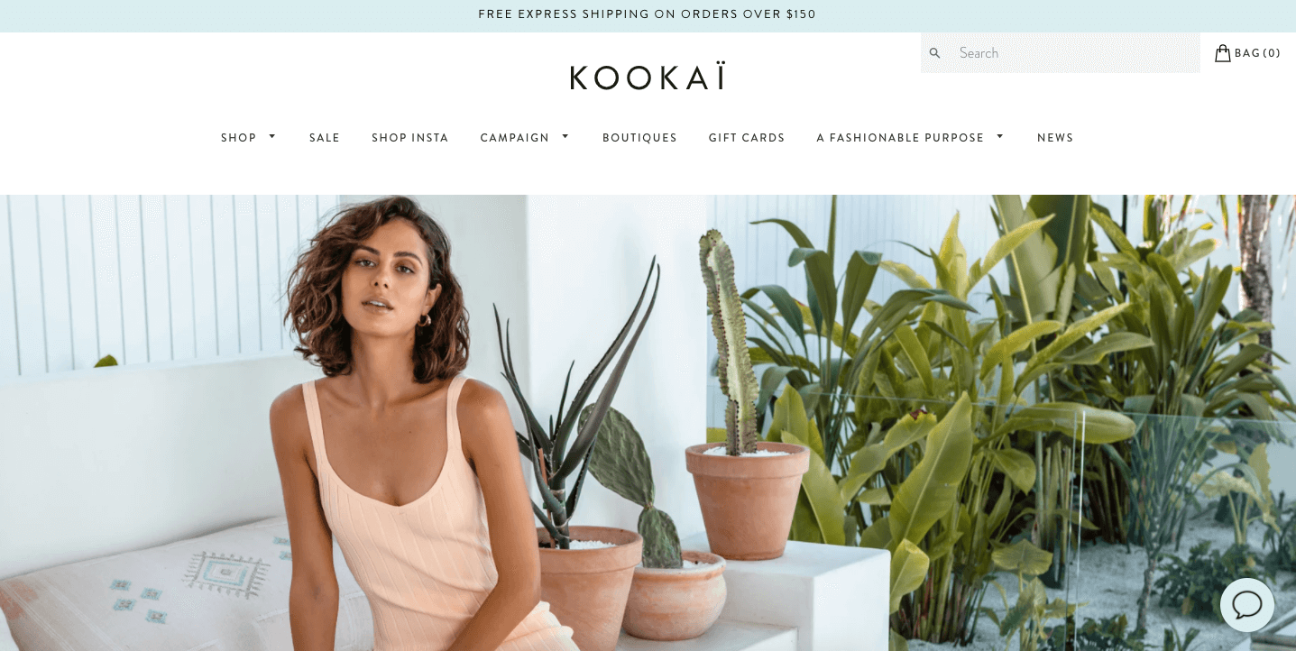 kookai.com.au website