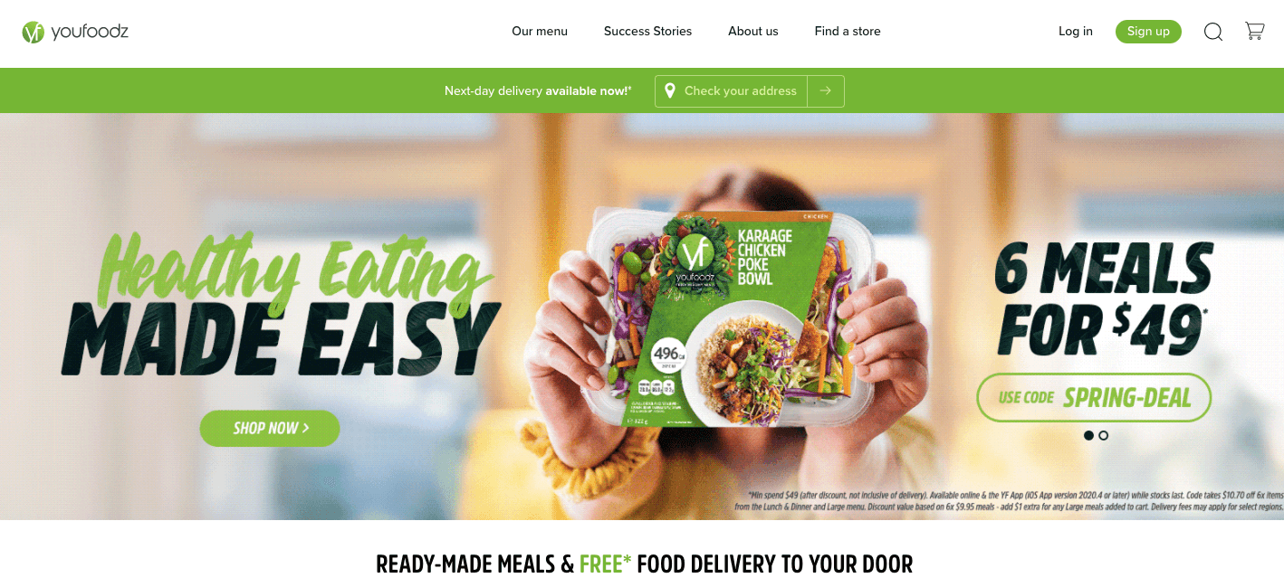 YouFoodz- Healthy snacks delivery campaign
