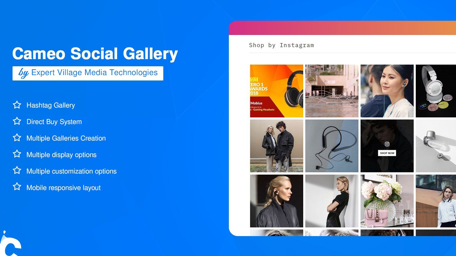 shoppable instagram - shopify