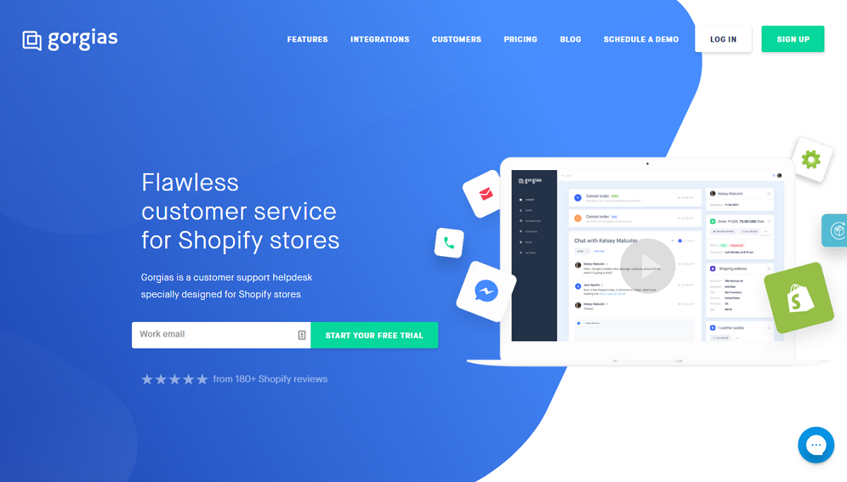 live chat for shopify