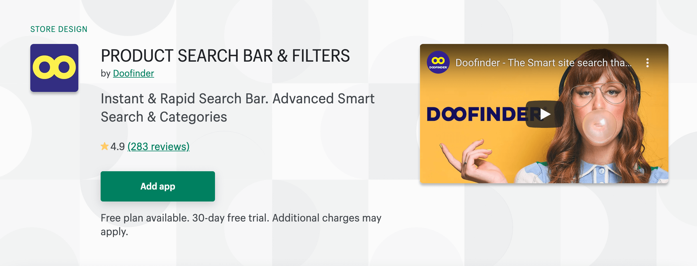 Shopify App Store- Product Search Bar& Filters