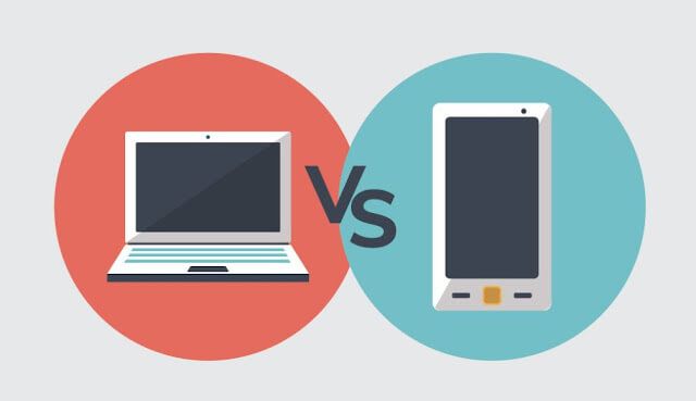Desktop vs mobile user behavior