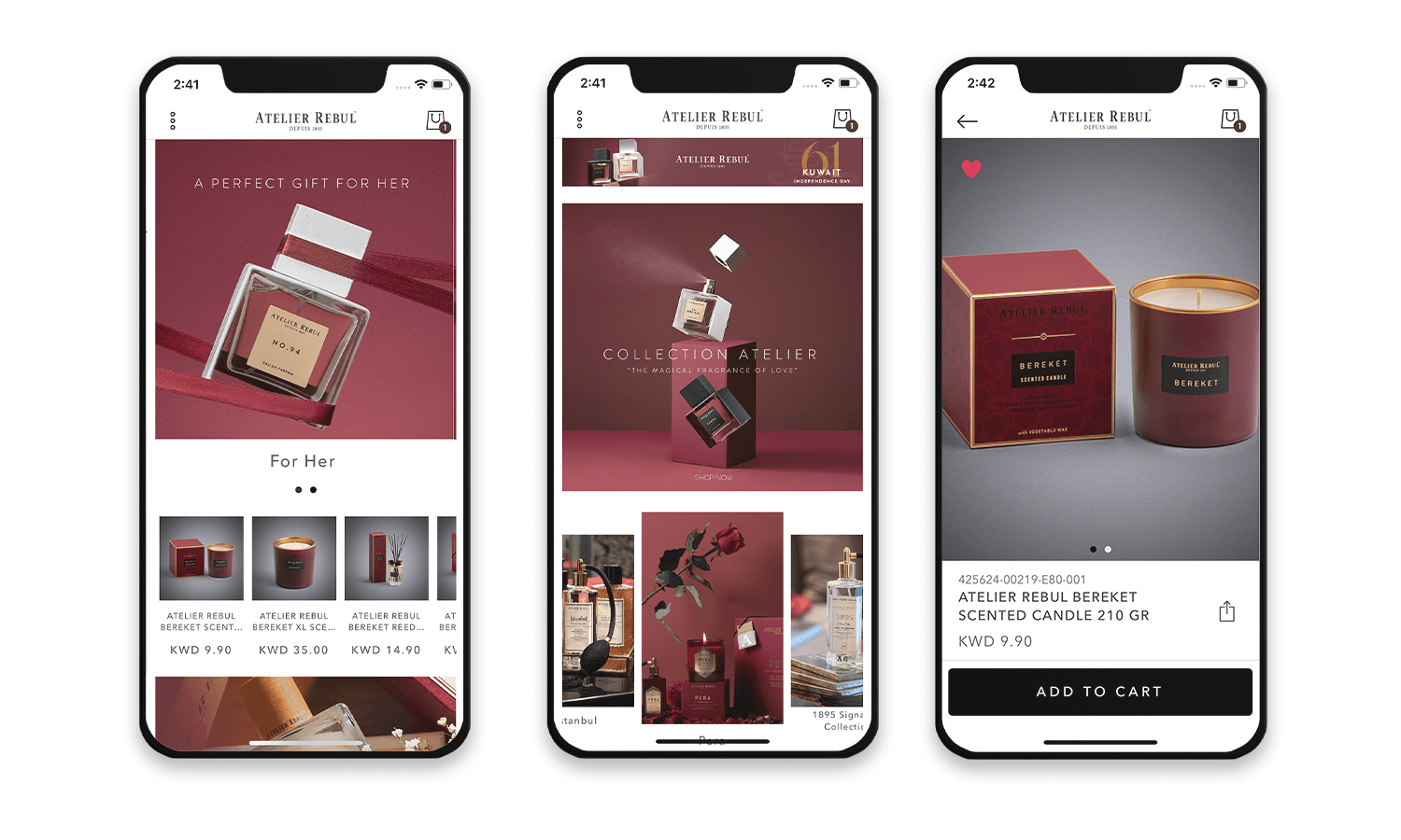 Top eCommerce Mobile App Design Examples - Atelier Rebul