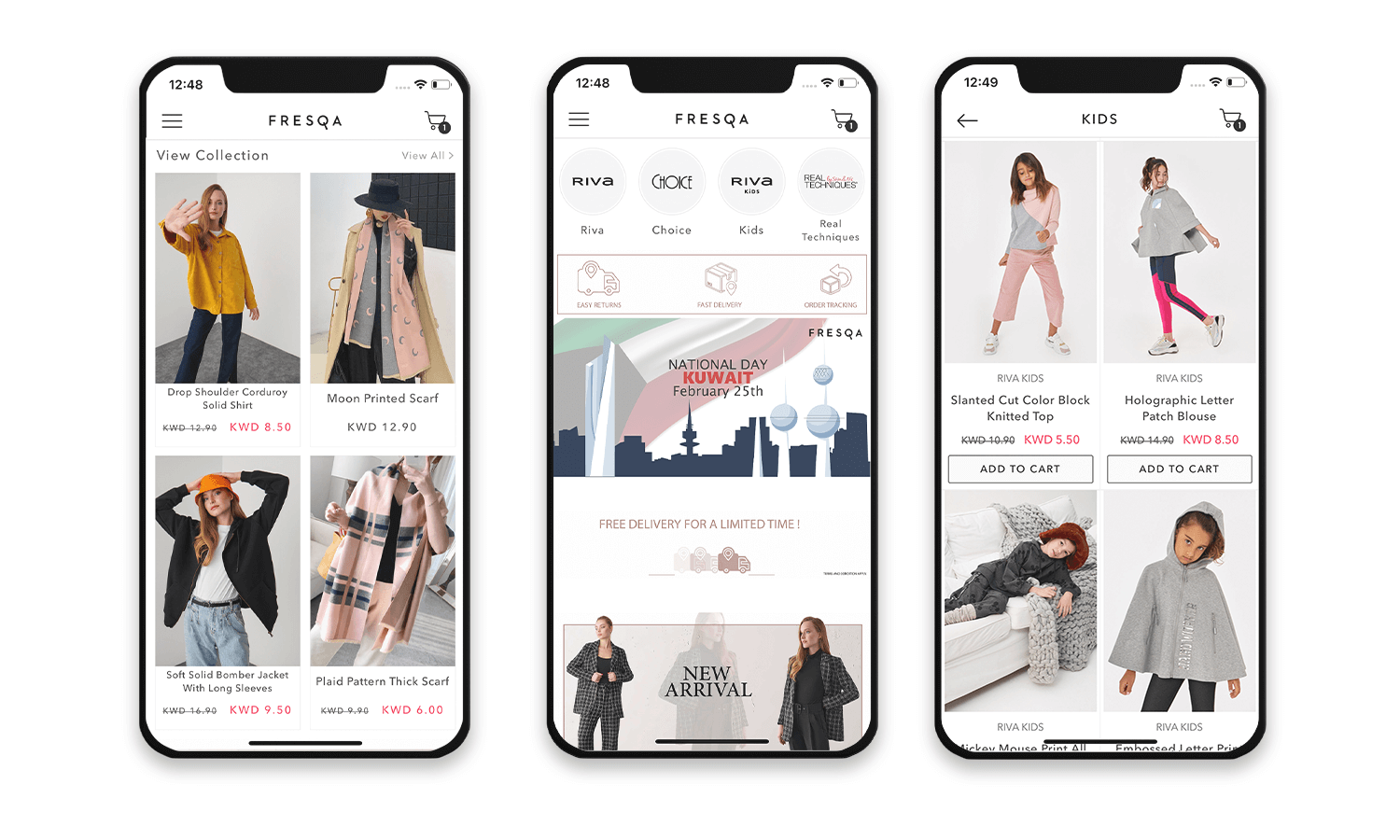 Top eCommerce Mobile App Design Examples - Fresqa