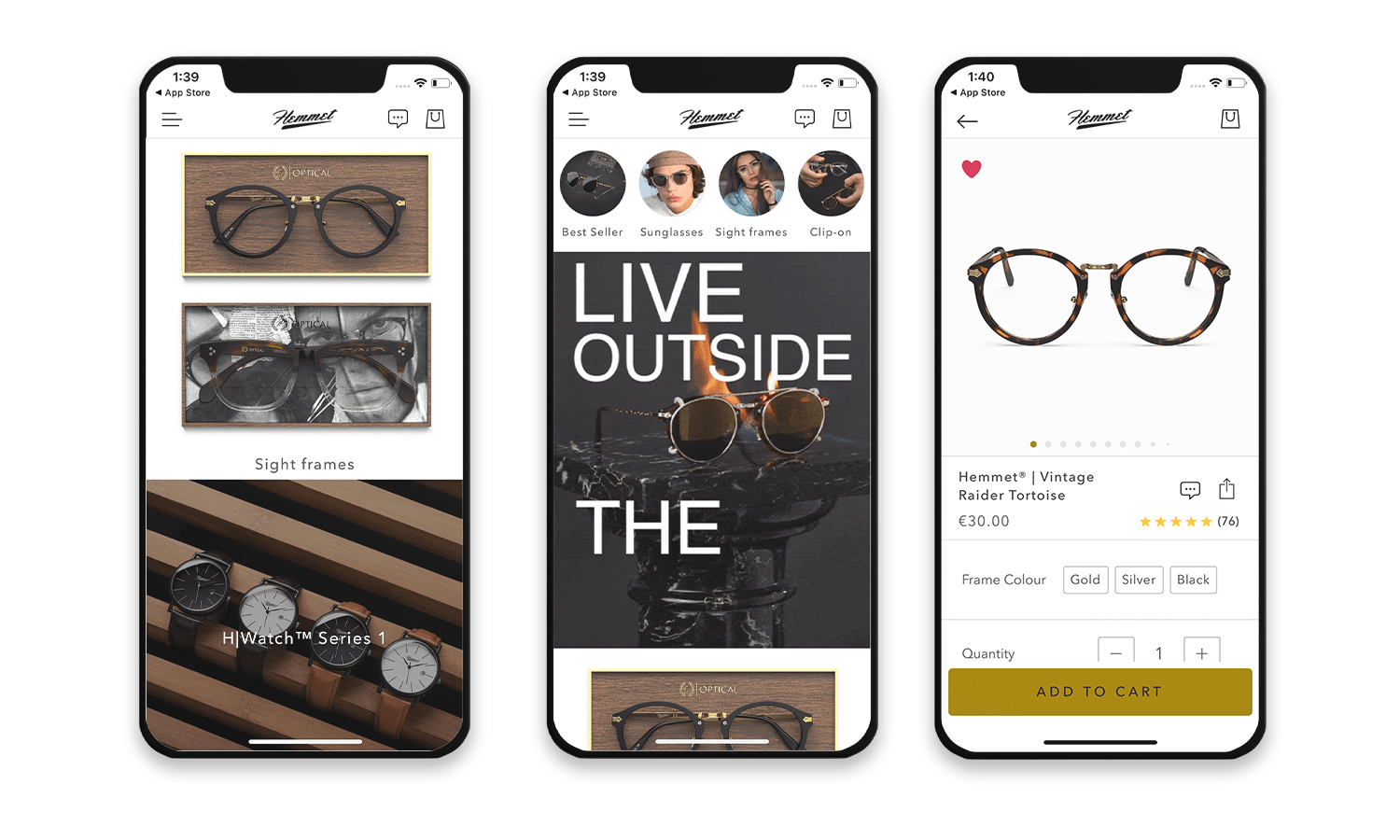 Top eCommerce Mobile App Design Examples - Hemmet