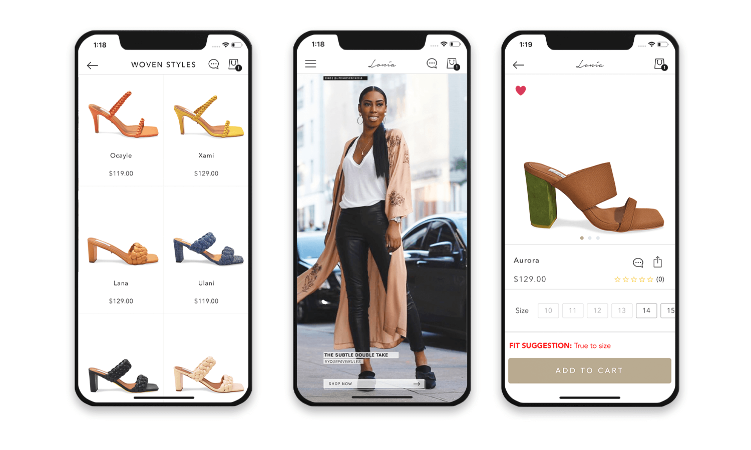 Top eCommerce Mobile App Design Examples - Lonia
