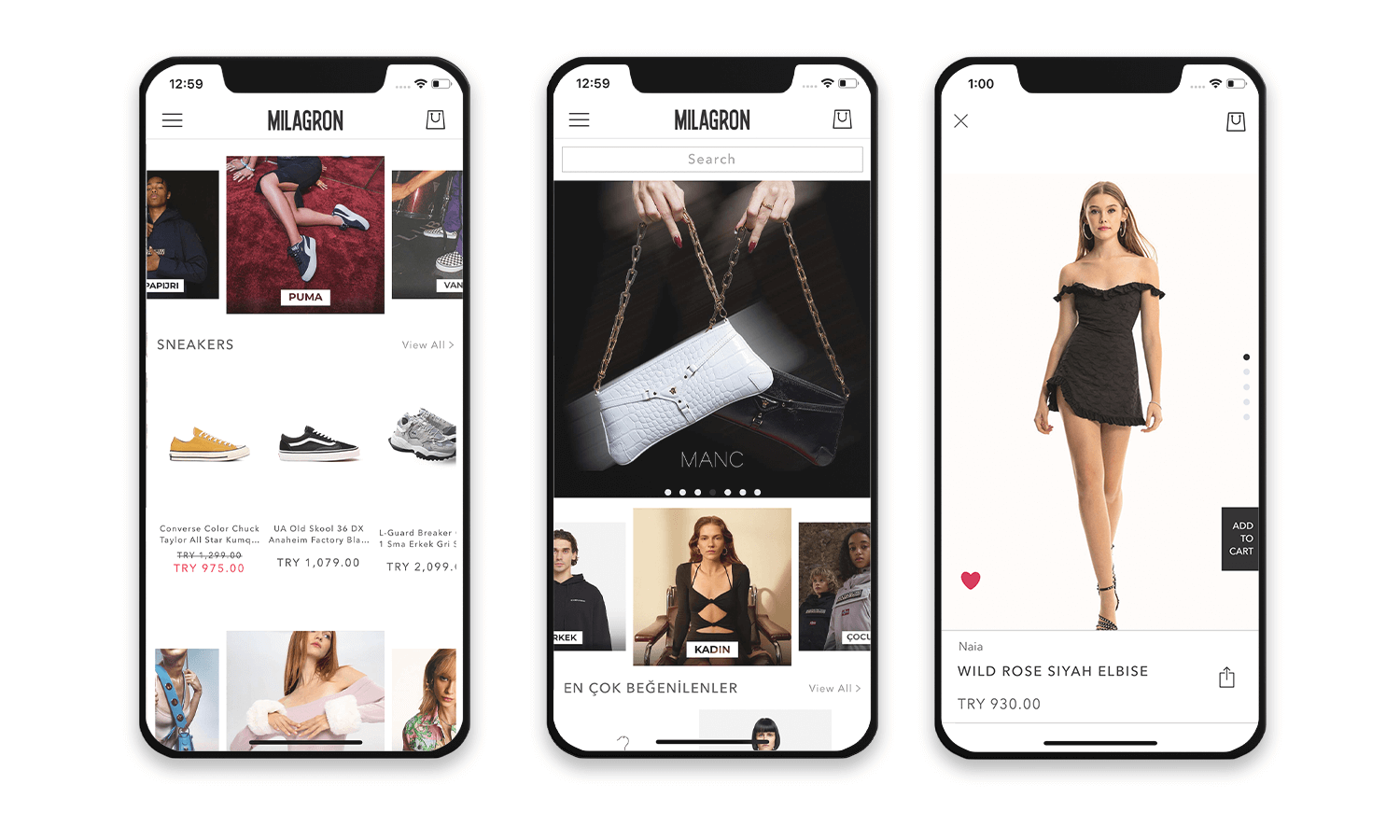 Top eCommerce Mobile App Design Examples - Milagron