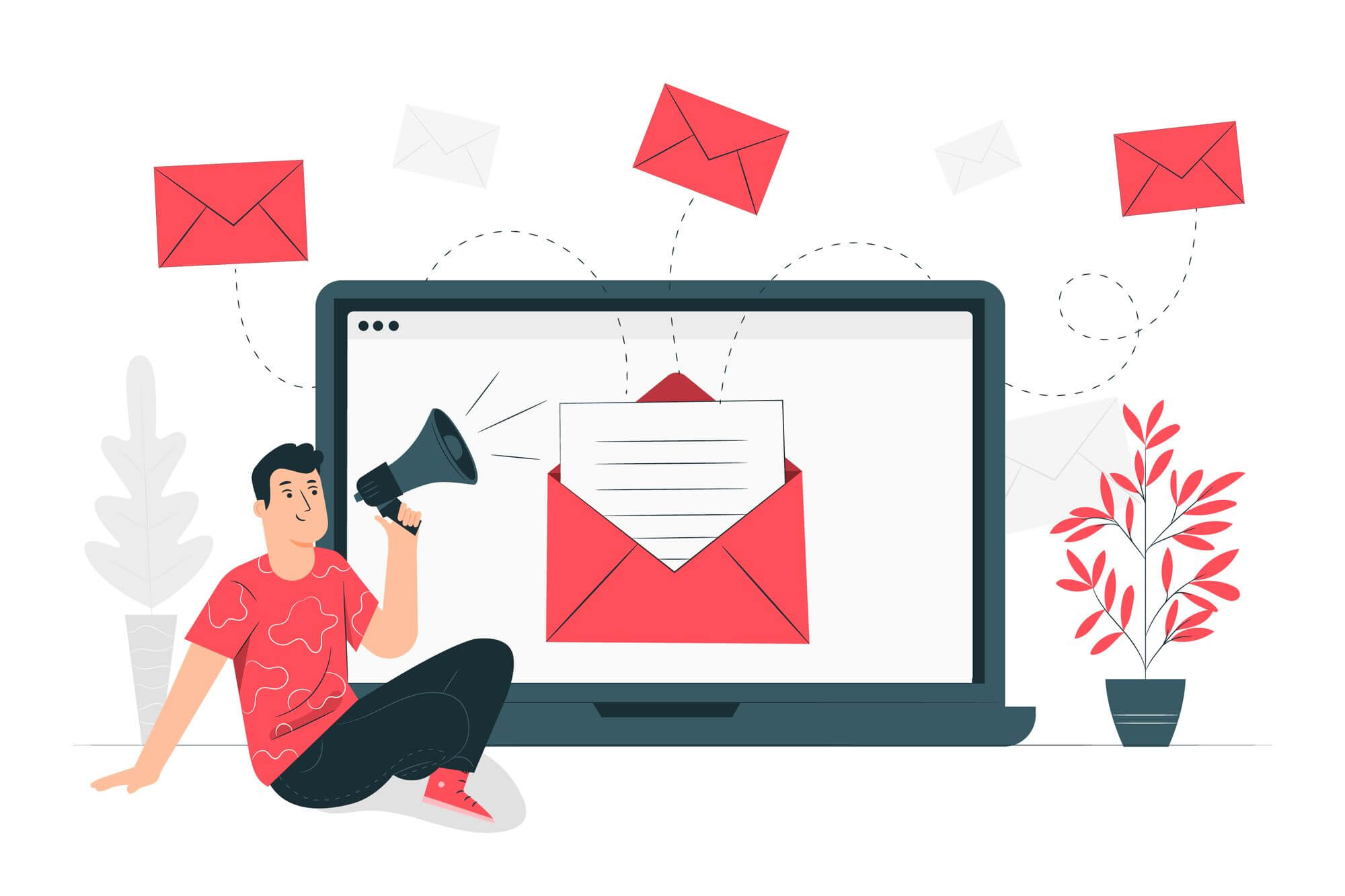 email marketing illustration