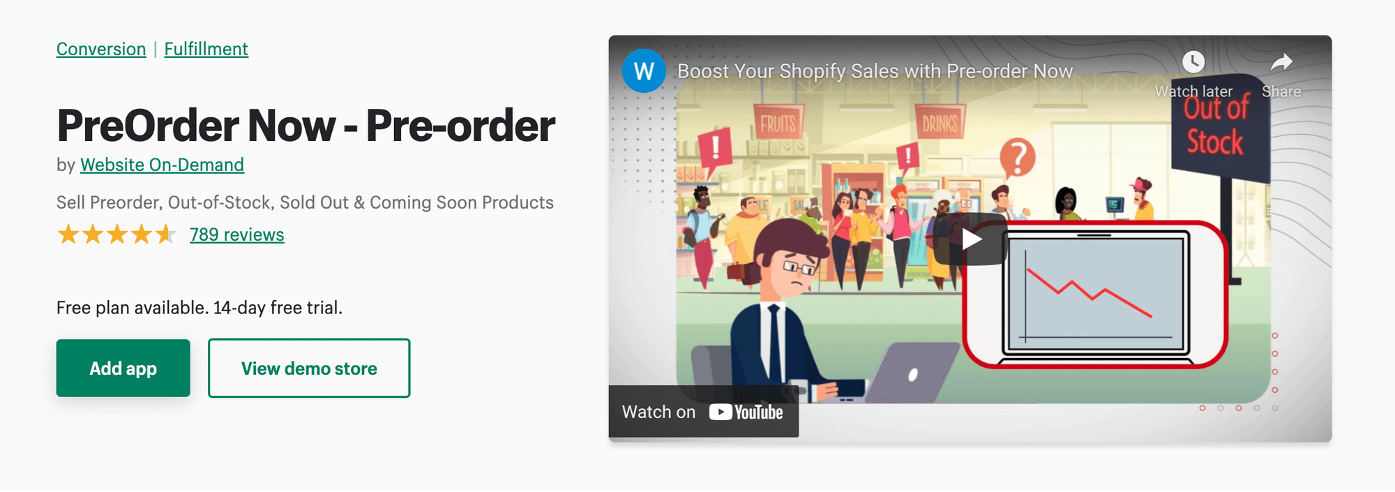 Shopify App Store- PreOrder Now