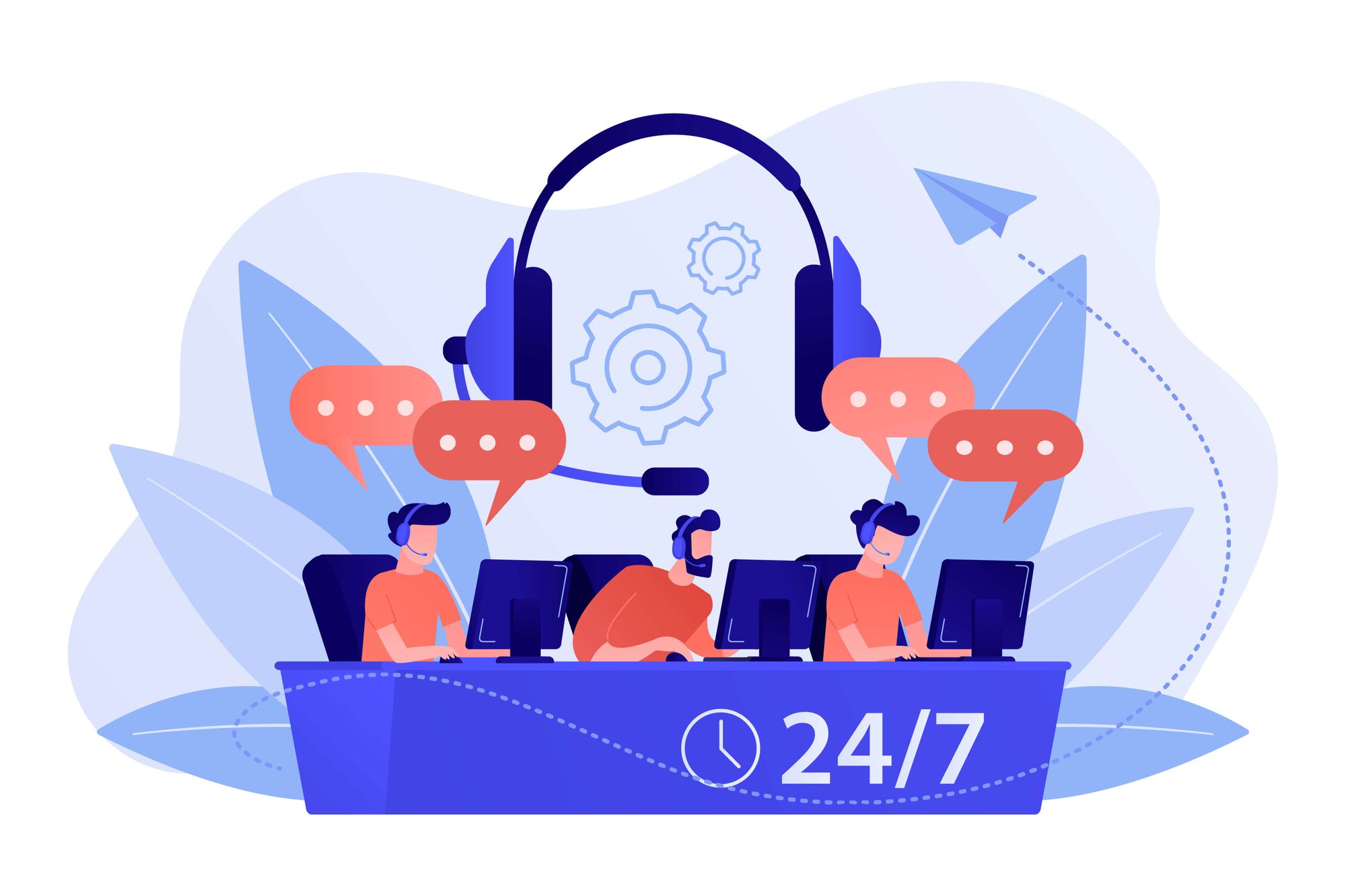 ongoing customer support illustration