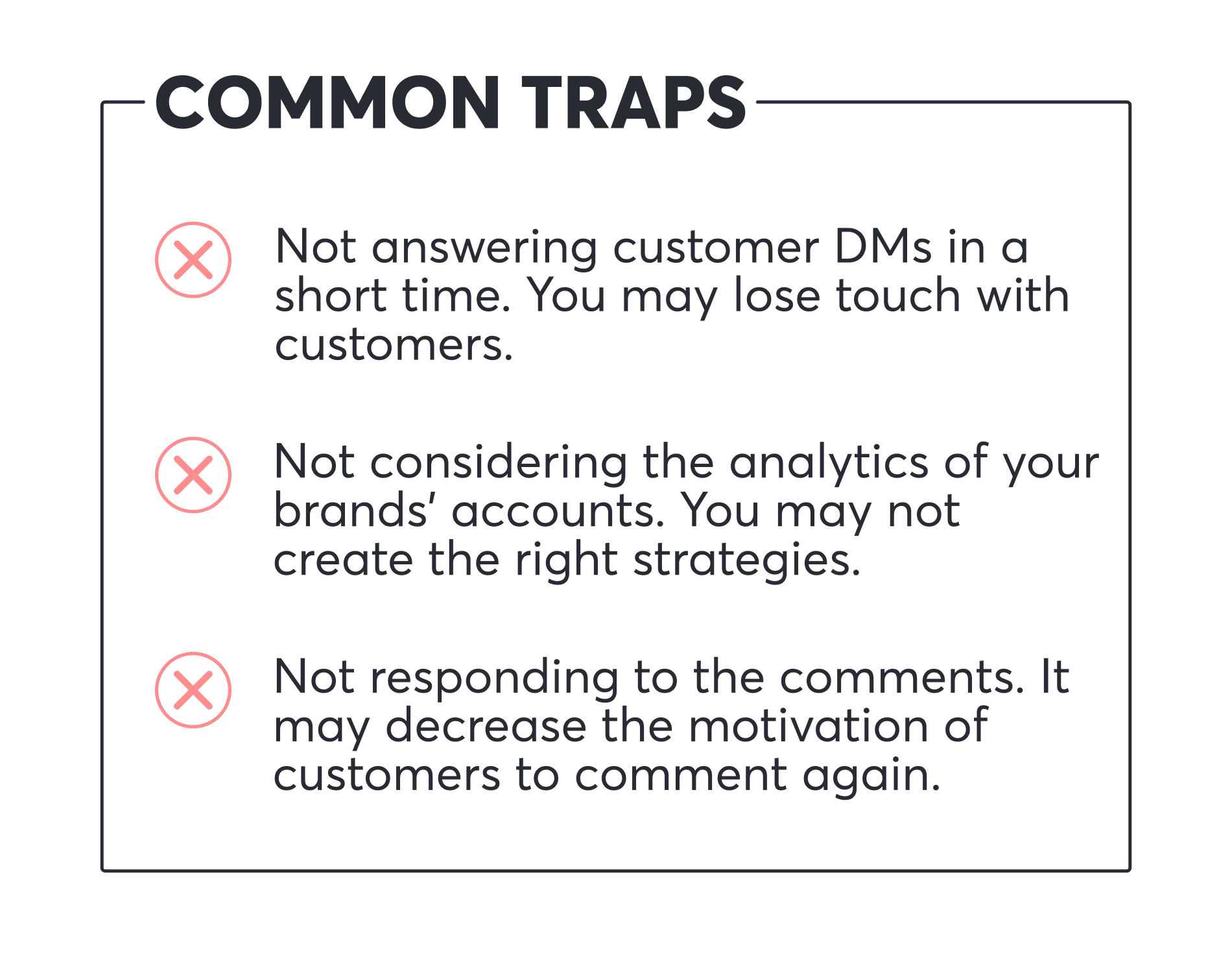 Common Traps to Leverage the Social Media