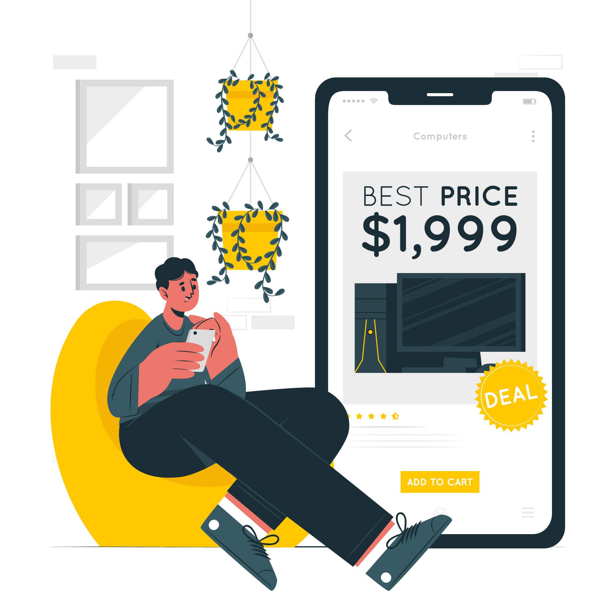 Common eCommerce Pricing Strategies Illustration