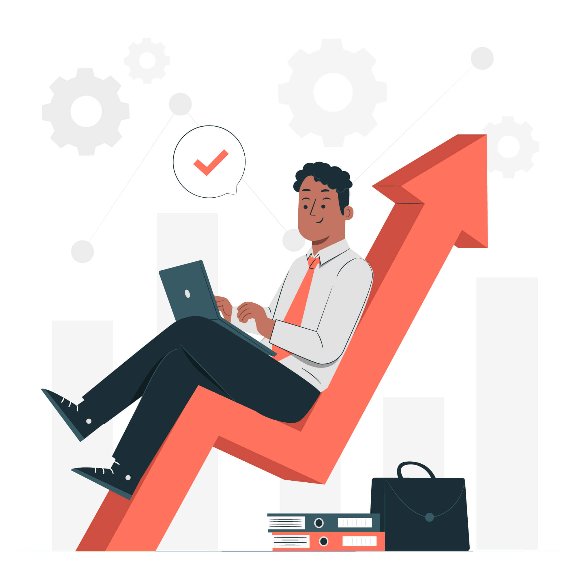 increasing sales illustration