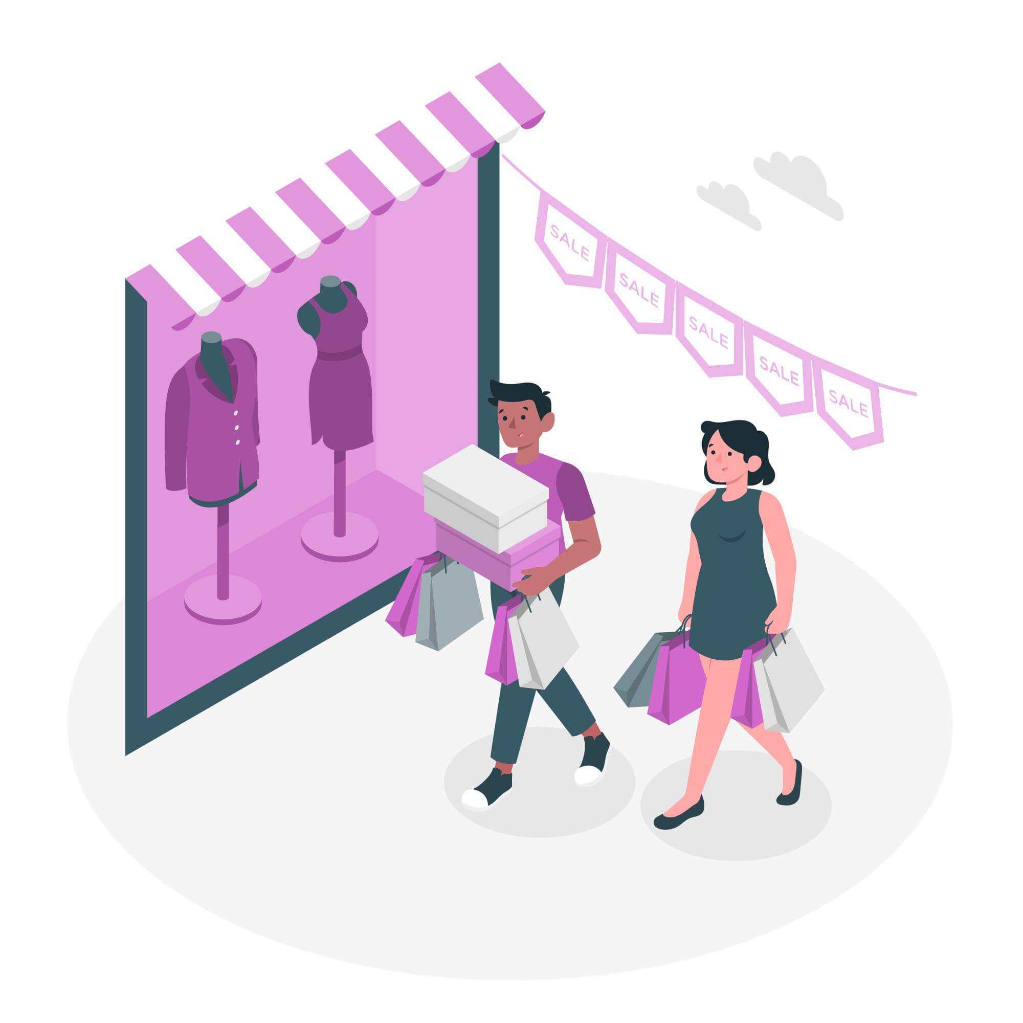 retail illustration