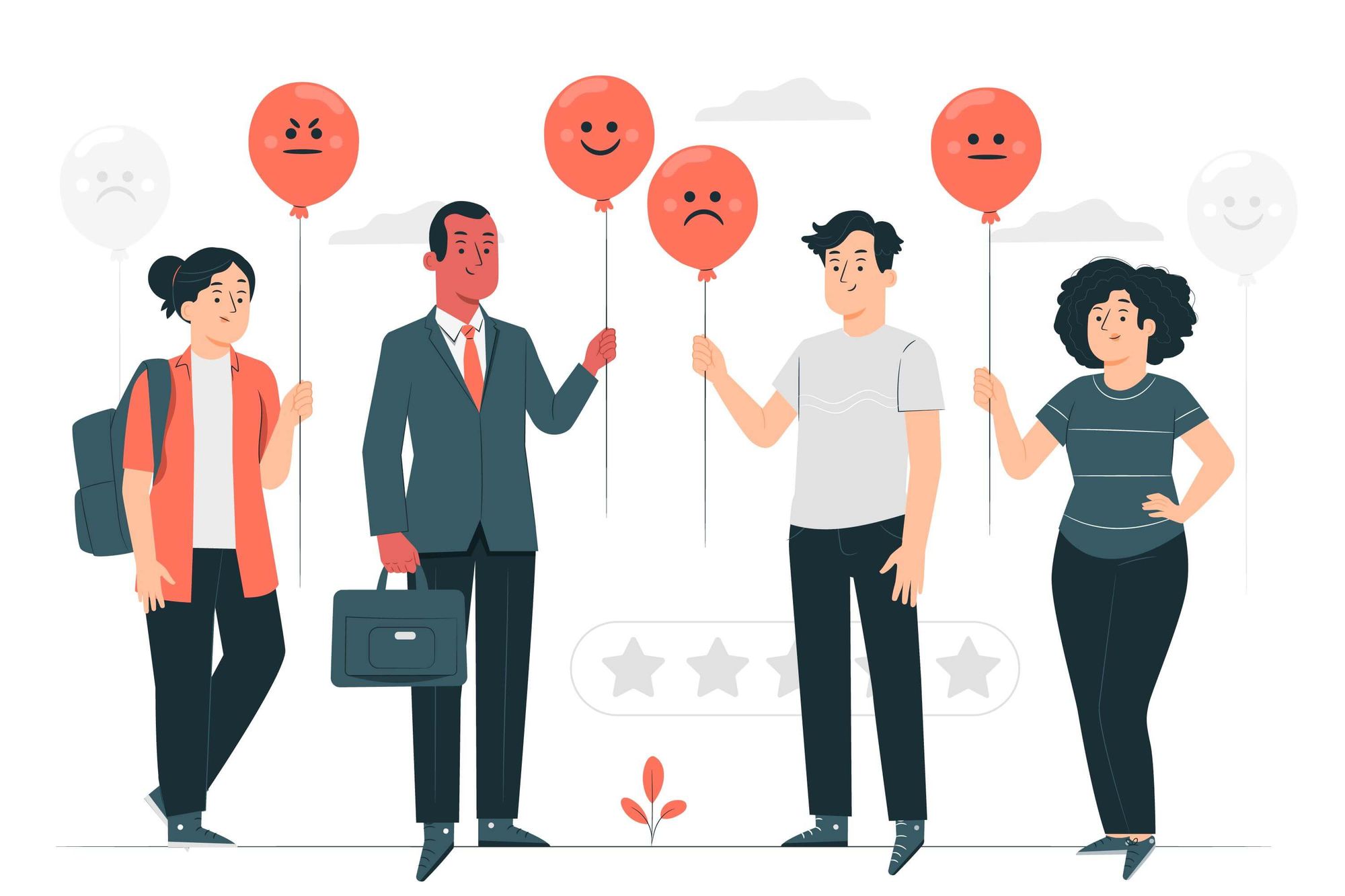 customer satisfaction illustration