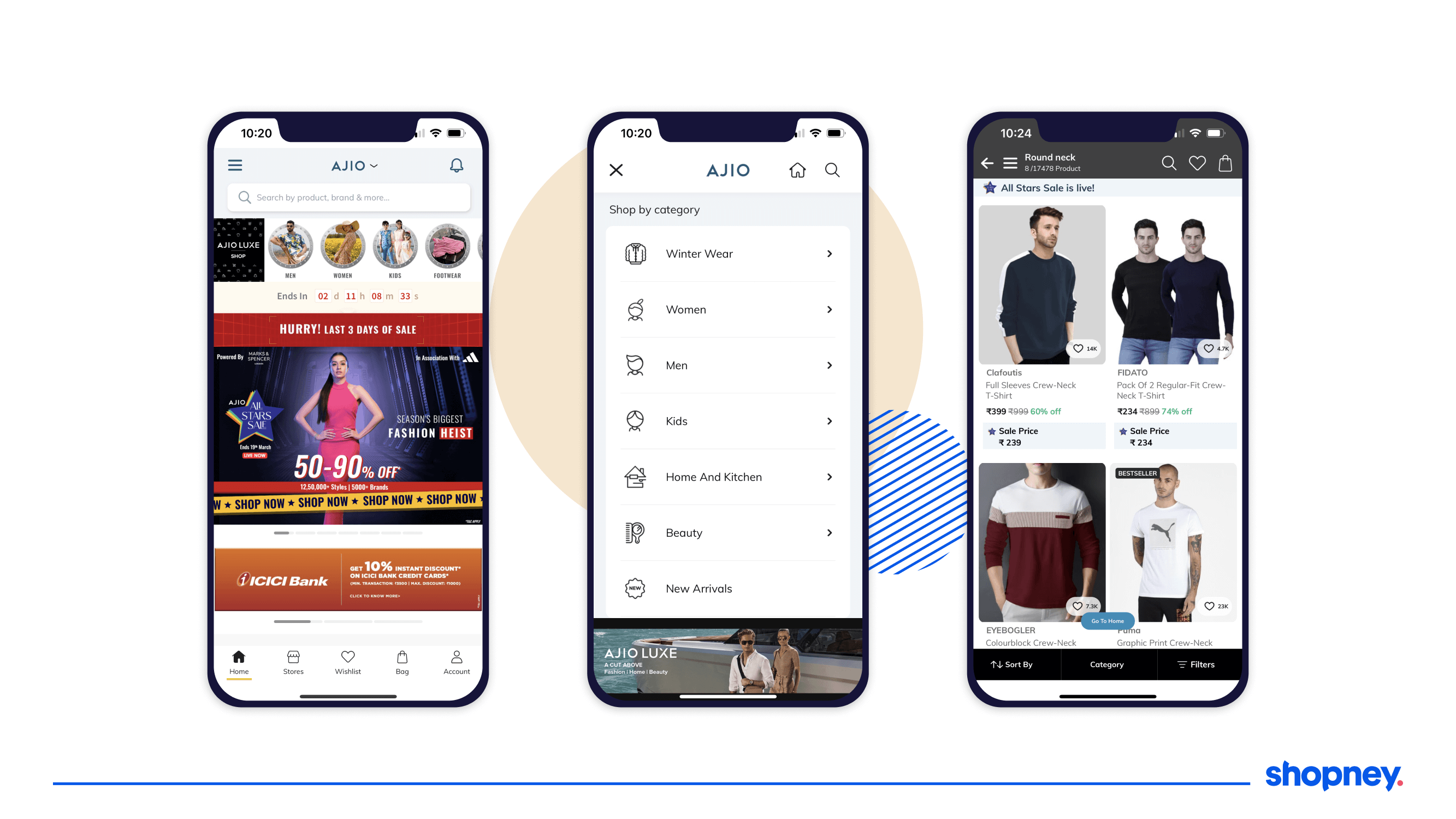 AJIO- mobile app