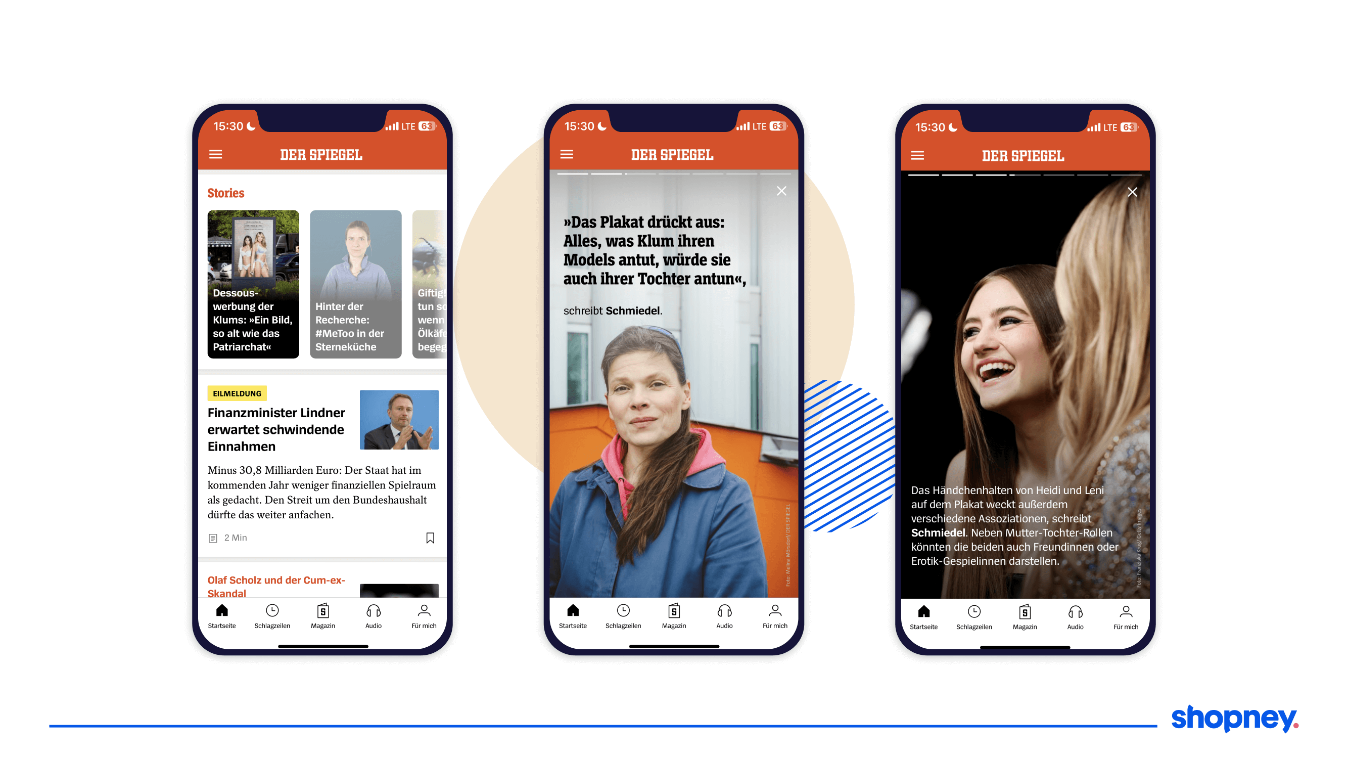 in-app story samples