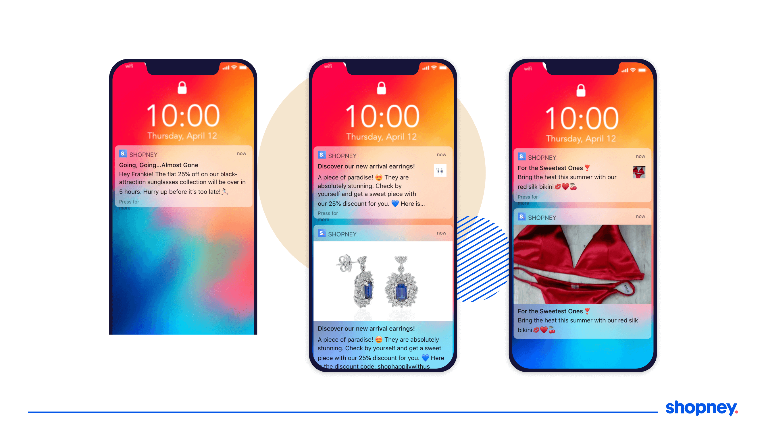 Shopney- push notification samples