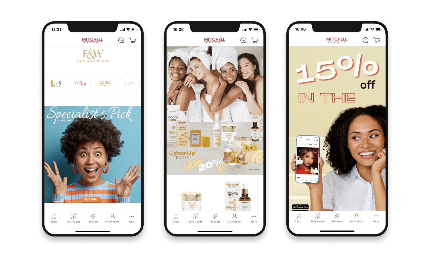 Top eCommerce Mobile App Design Examples - Mitchell Brands