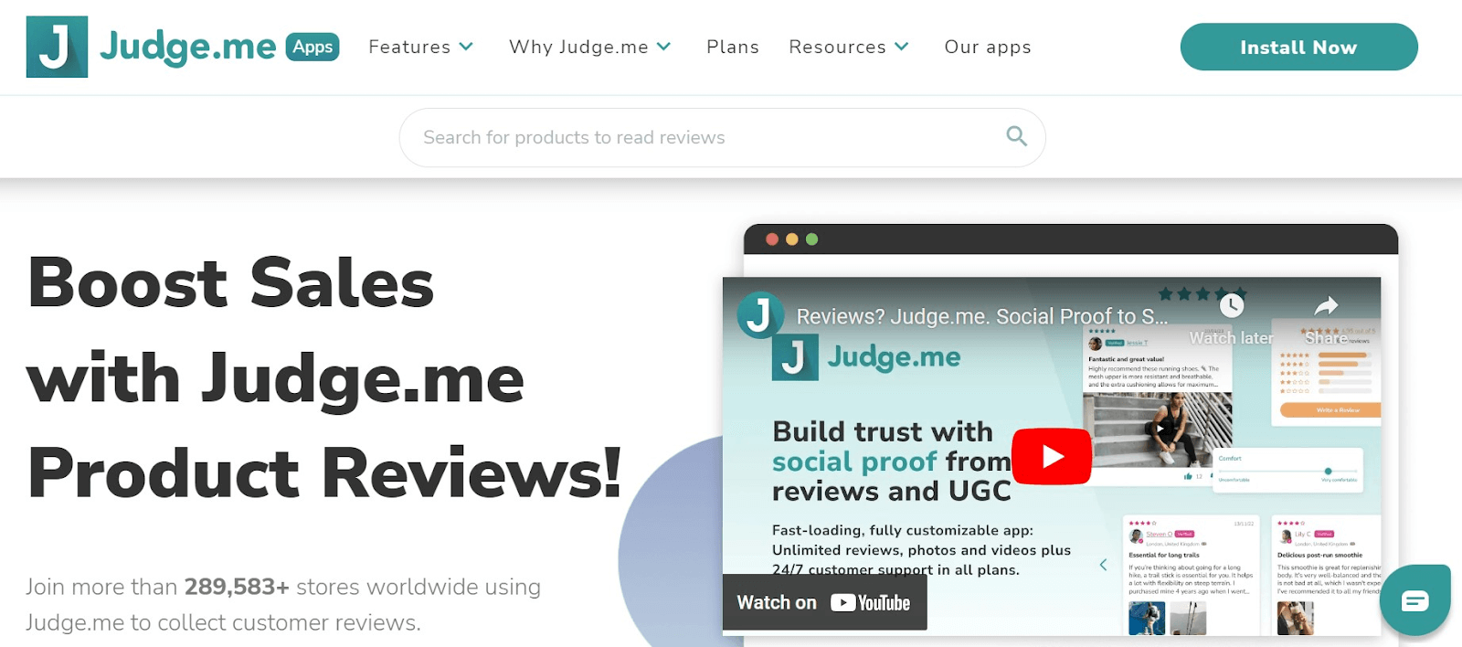 the website of Judge.me