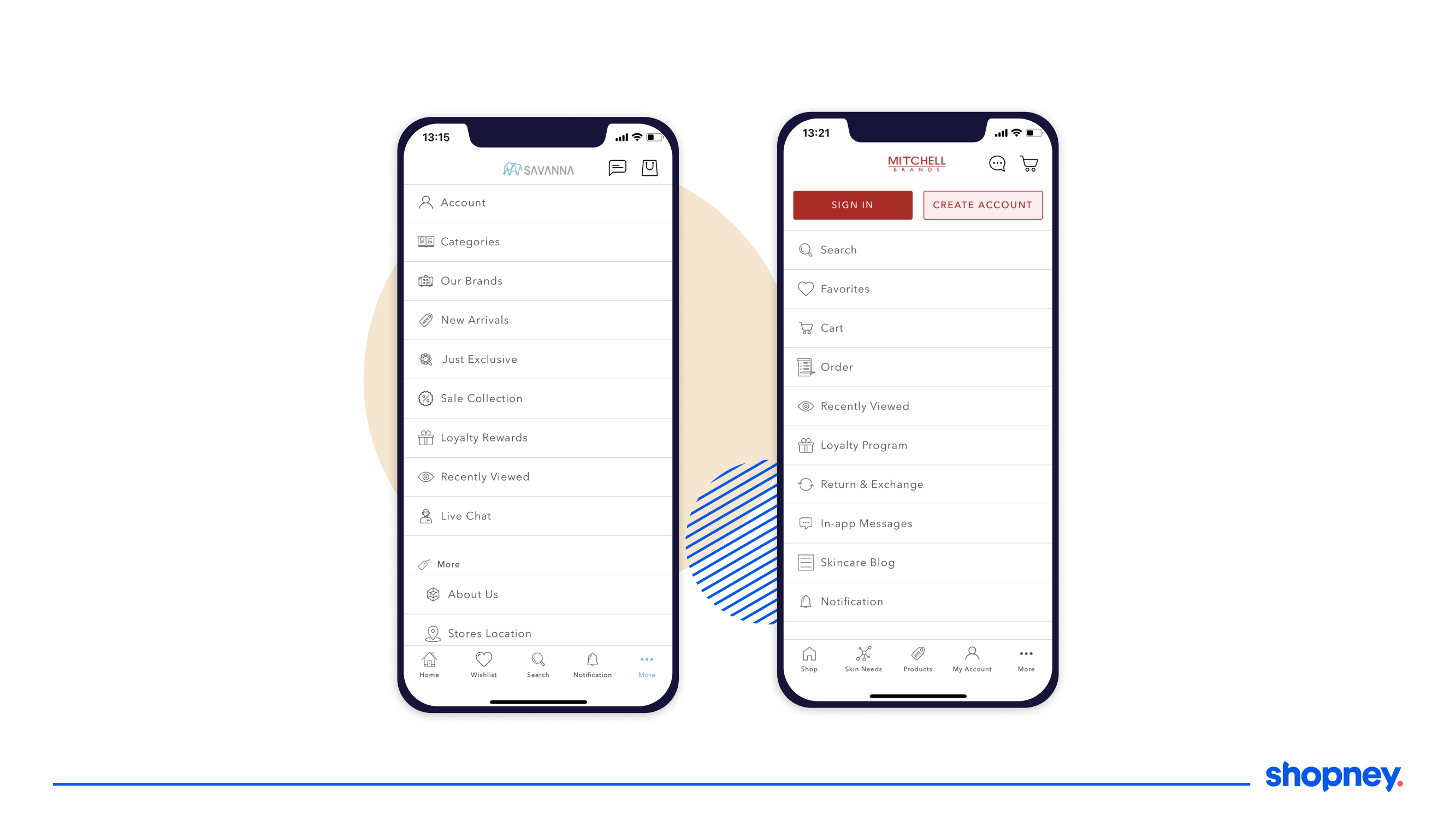 bottom menu on mobile apps