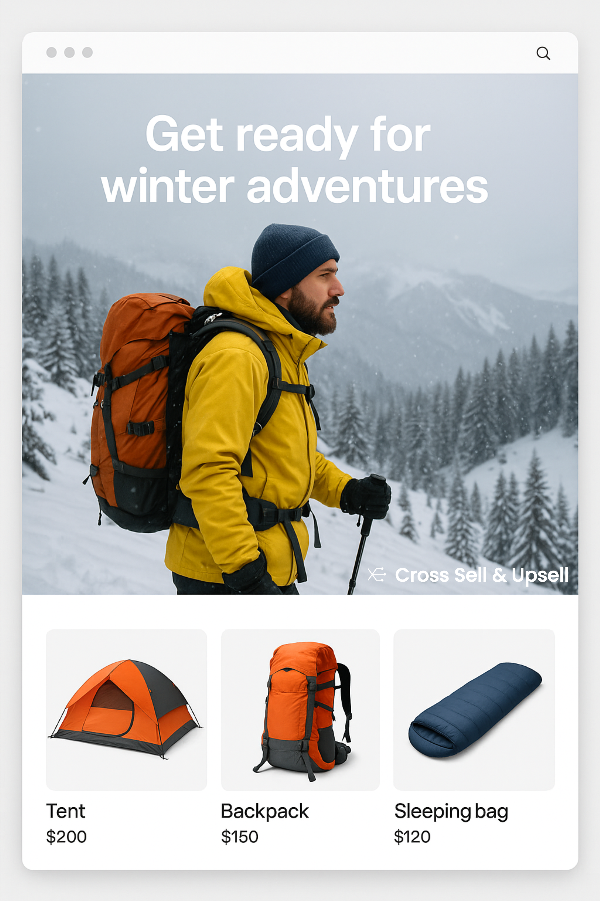 example of seasonal best sellers to motivate shoppers to buy more