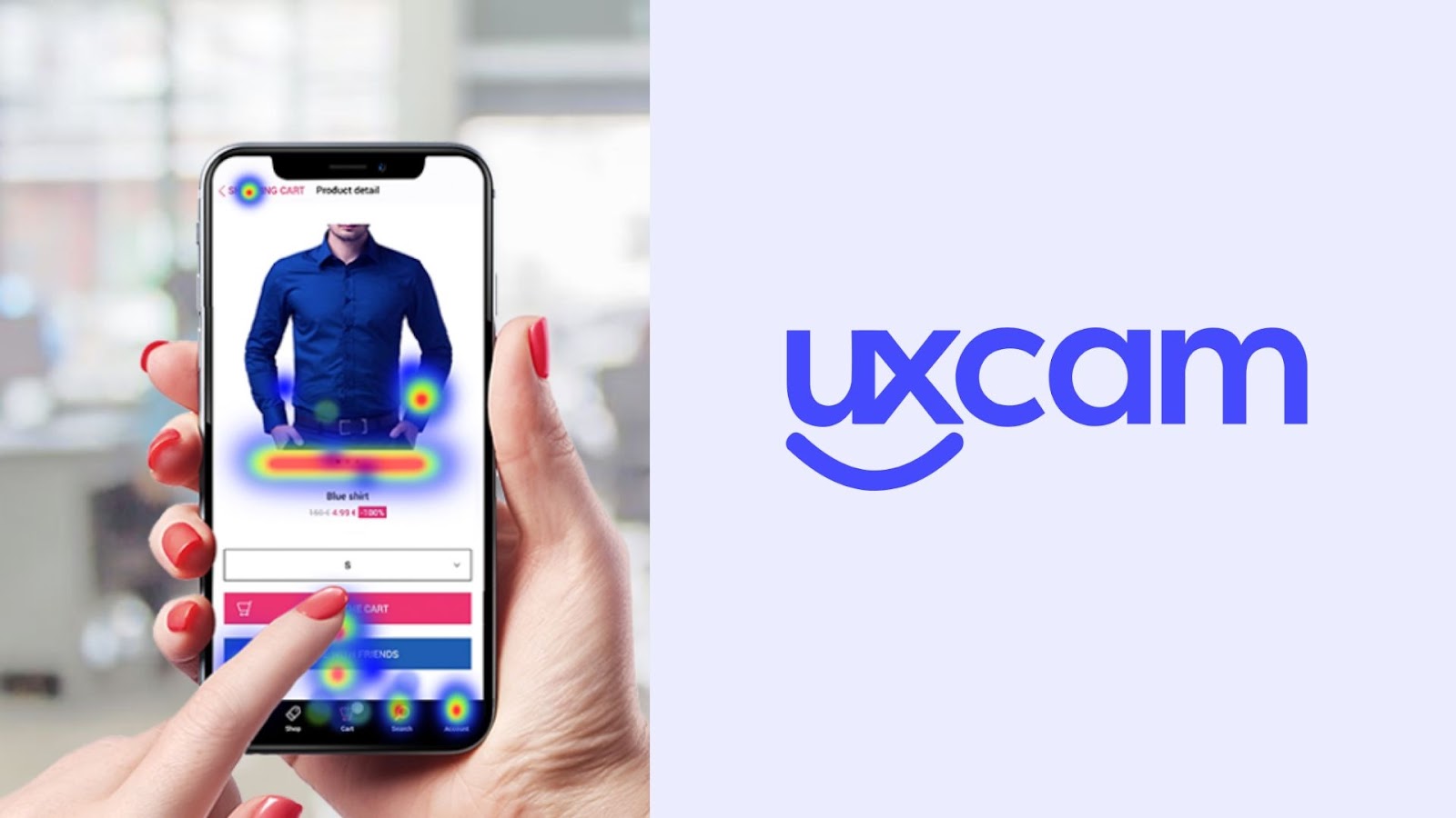 Heatmaps on mobile - UXCam