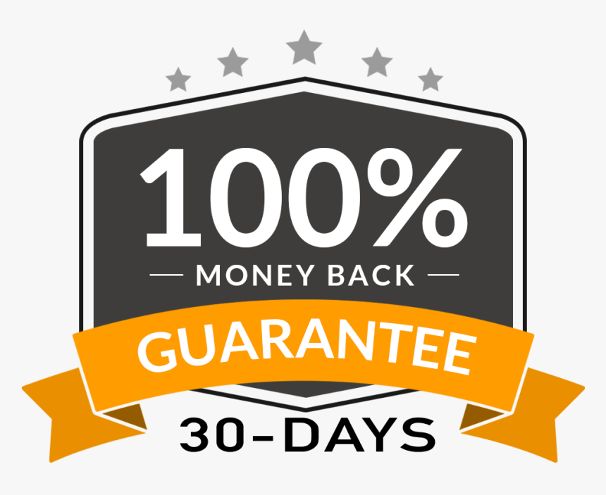 Image announcing a money back guarantee