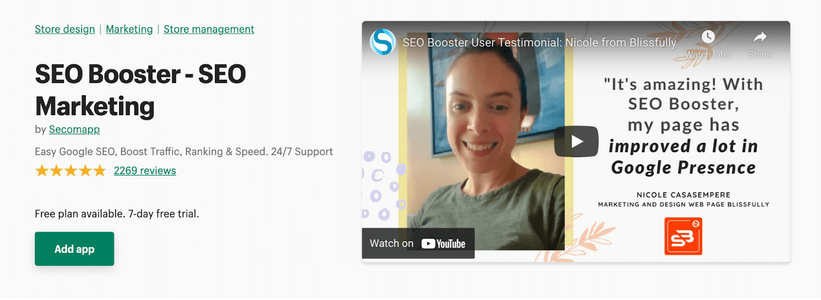 Shopify App Store- SEO Booster â€‘ SEO Marketing- Conversion Rate
