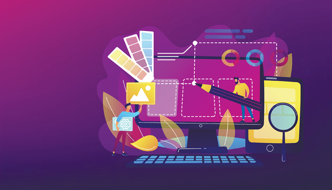 Shopify homepage illustration