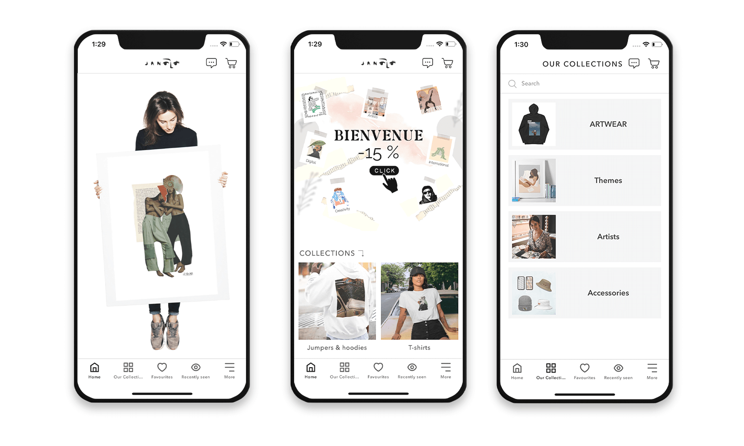 Top eCommerce Mobile App Design Examples - Janolo