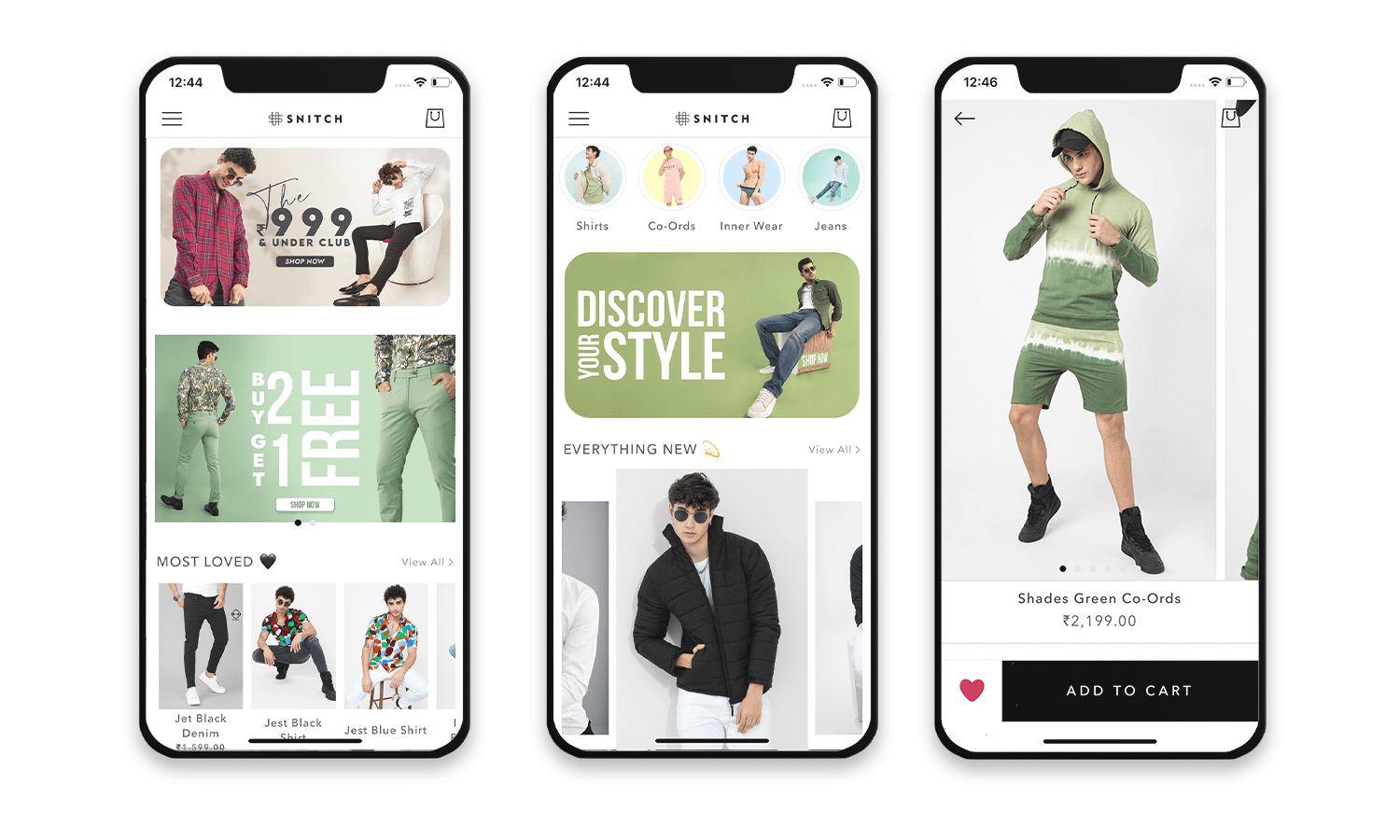 Top eCommerce Mobile App Design Examples - Snitch