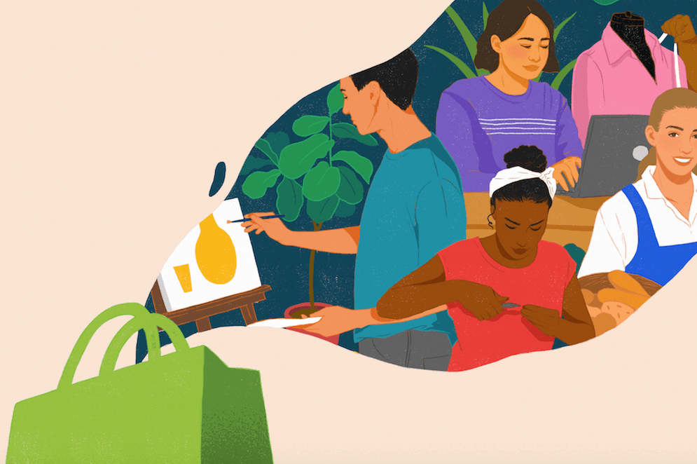 Shopify illustration