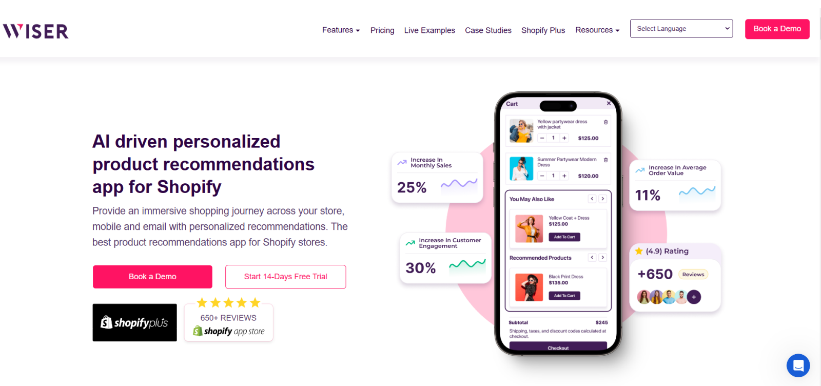 website of Wiser