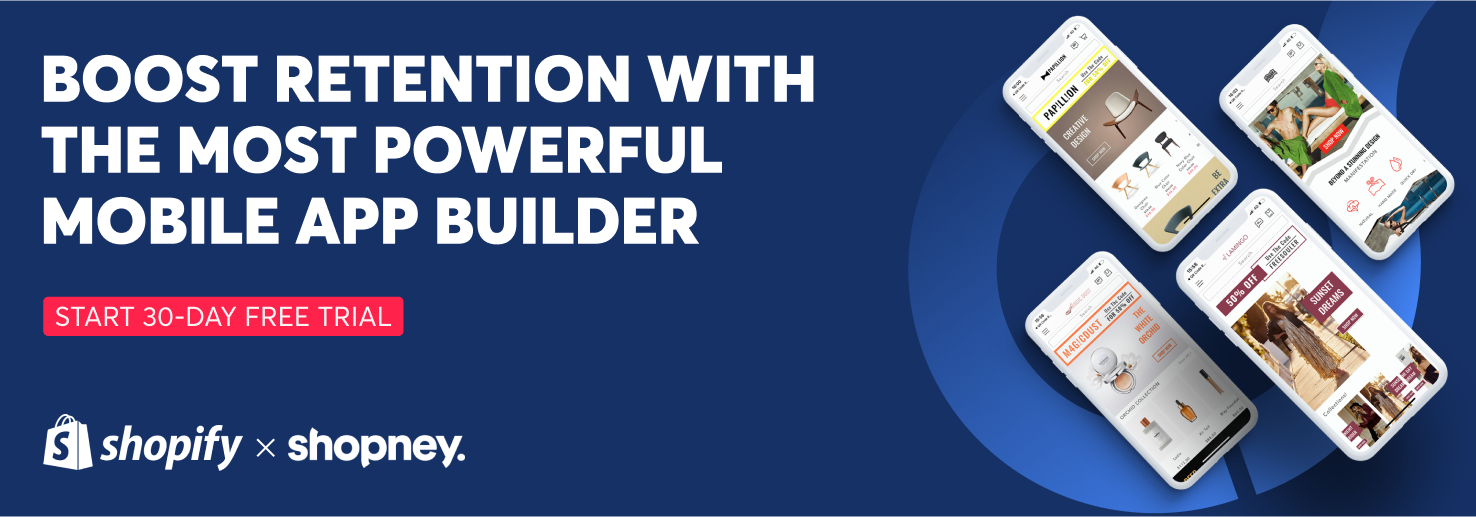 Boost retention with the most powerful mobile app builder. Start 30-day free trial