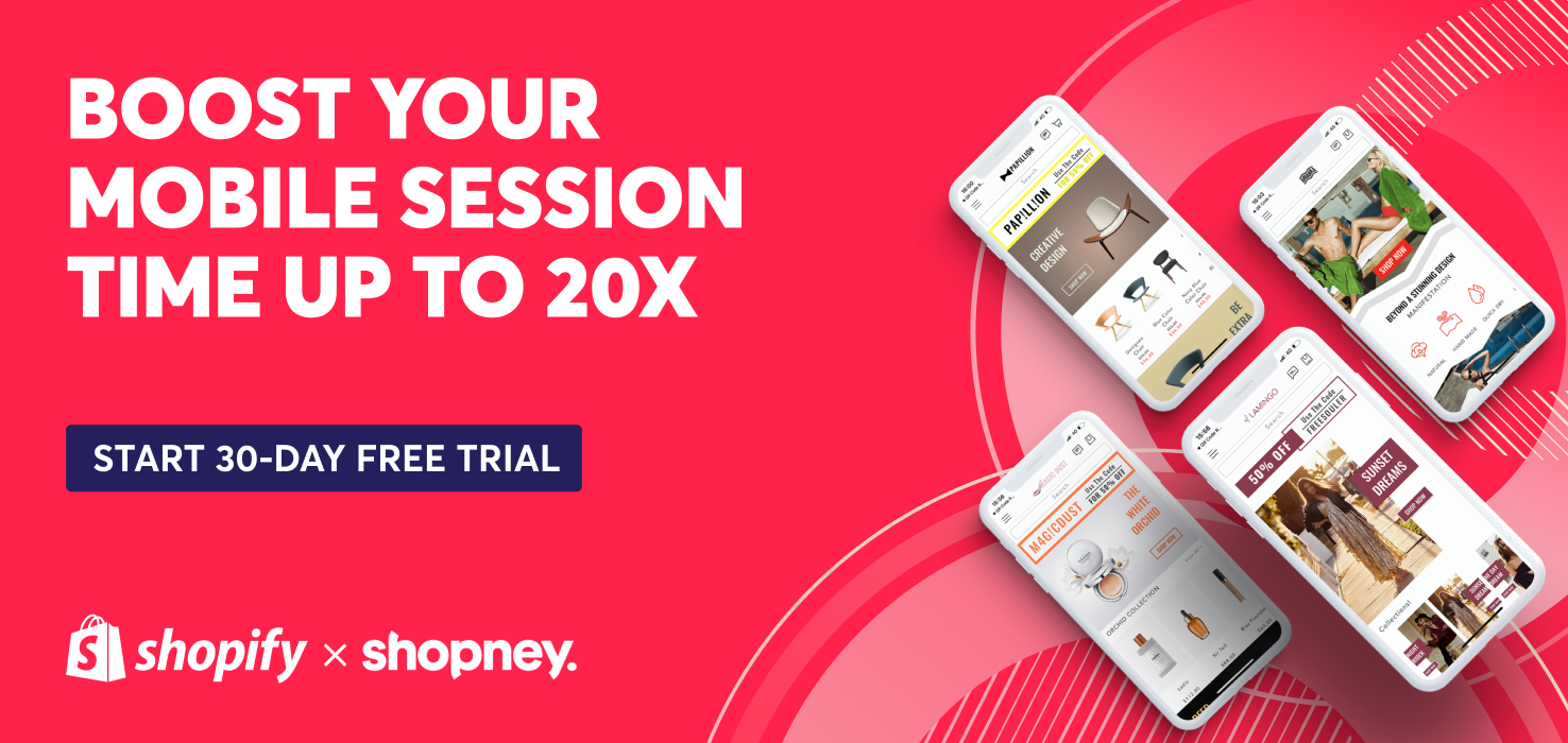 Boost your mobile session time up to 20X. Start 30-day free trial