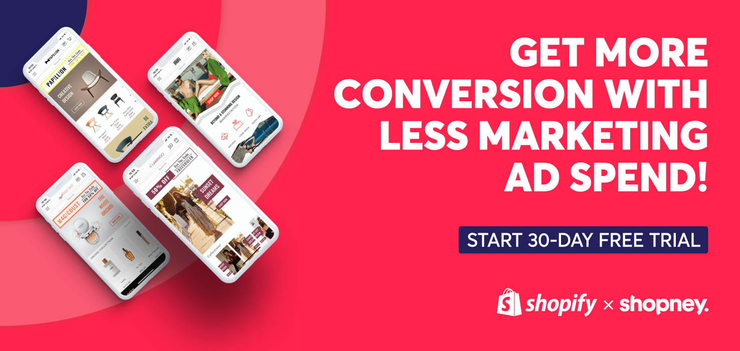 Get more conversion with less marketing ad spend! Start 30-day free trial