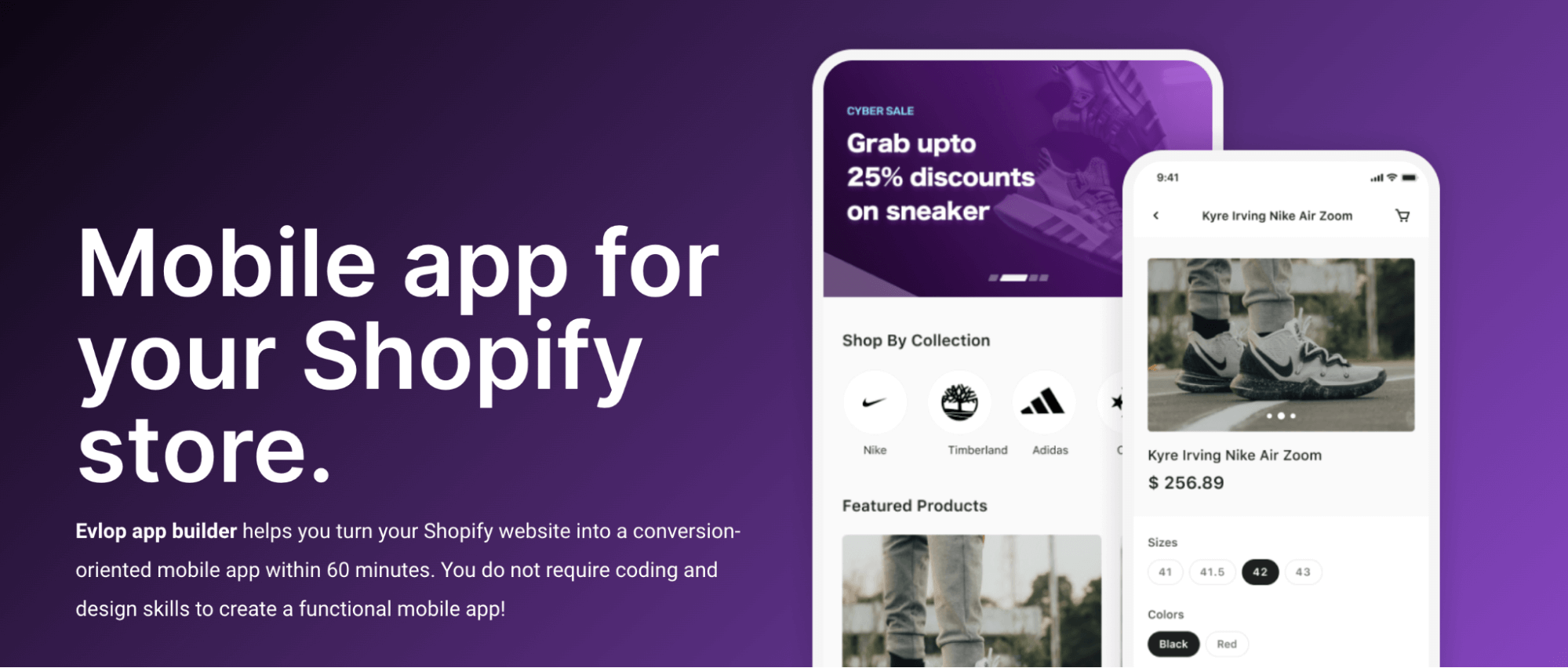 Evlop homepage