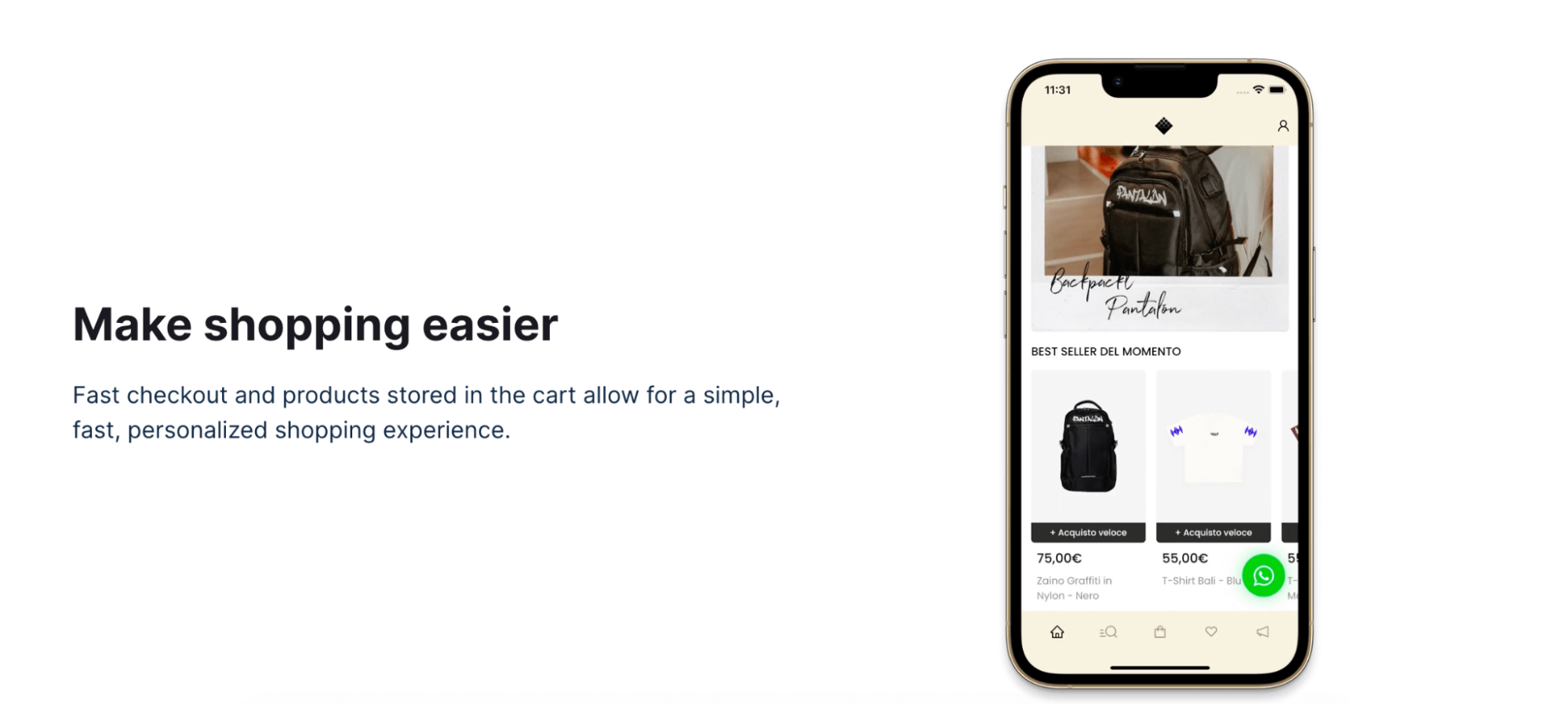 Shoppy homepage