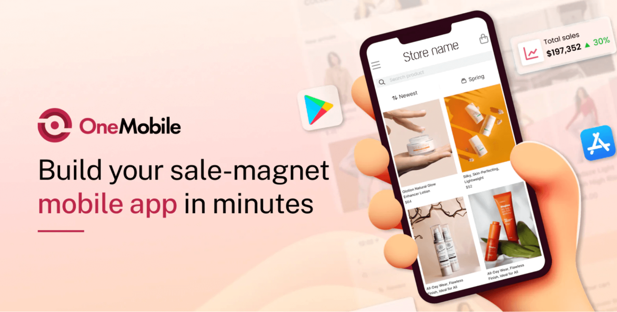 OneMobile mobile app builder