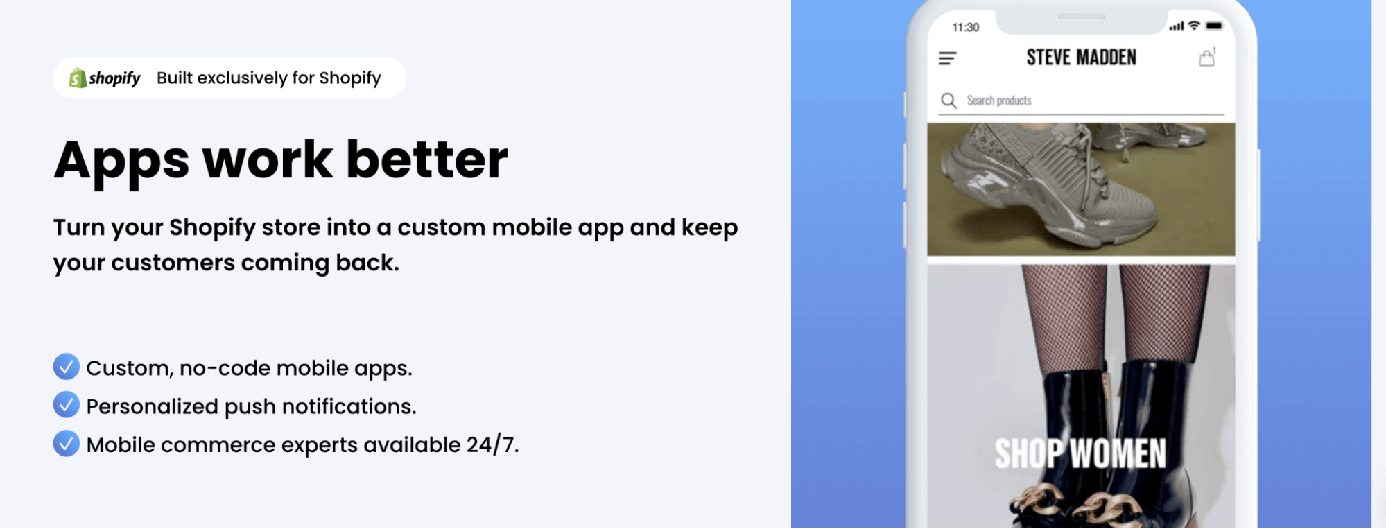 Plobal apps website page