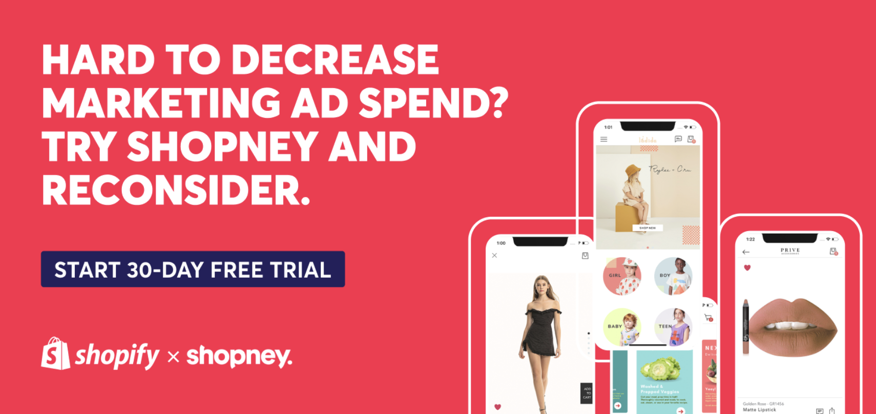 Hard to decrease marketing ad spend? Try Shopney and reconsider. Start 30-day free trial